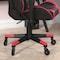 Flash Furniture Red LeatherSoft Gaming Chair with Roller Wheels CH-187230-1-Red-RLB-GG - alternate 4